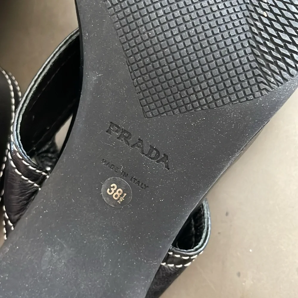 Prada preowned heels 38.5 - Picture 7 of 9